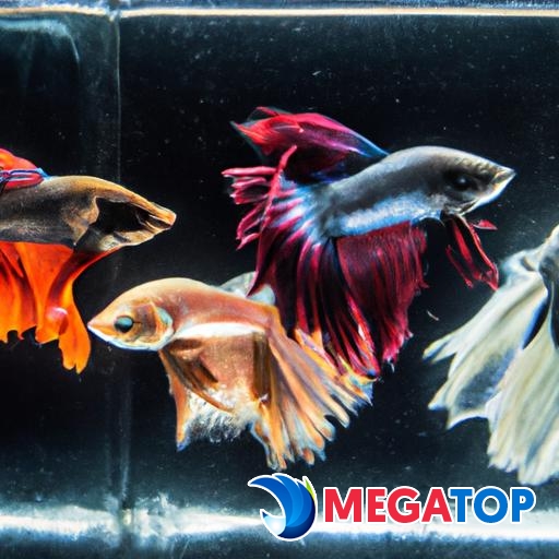 Cá 7 màu đa dạng màu sắc trong hồ cá cảnh