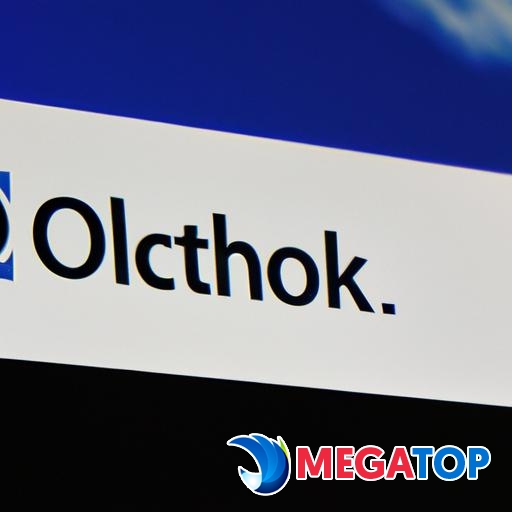 Logo của Outlook trên màn hình máy tính