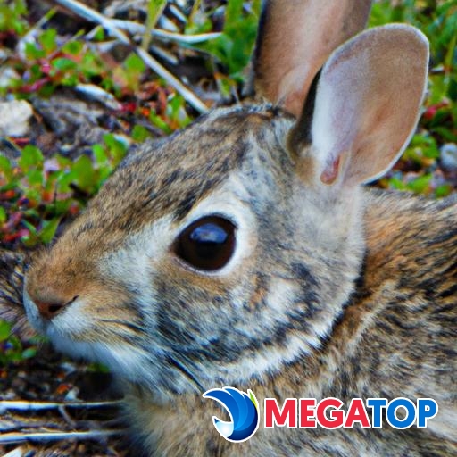 Một bức ảnh ghi lại sự thanh bình và thoải mái của một chú thỏ trong một môi trường tự nhiên.