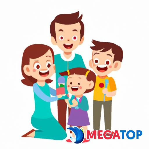 Một video quảng cáo chuyên nghiệp thể hiện một gia đình hạnh phúc sử dụng một sản phẩm.